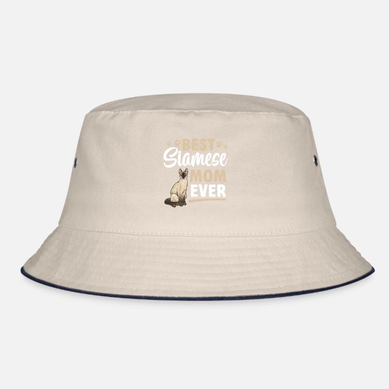 Siamkatze Katze Siamese Bucket Hat