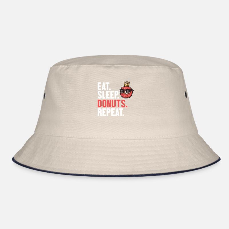 Eat Sleep Donuts Repeat Donuts Maker glasiert Bucket Hat