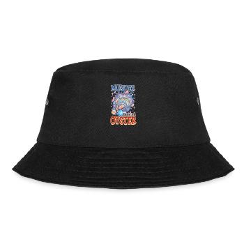 Auster feuchter als eine Auster - Bucket Hat - Schwarz - Vorne - Lela (165cm)