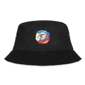 Monkey Eagle - Bucket Hat - black - Front - Lela (165cm)