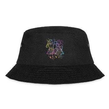 Boxen Kämpfer Kinder Boxen Match Boxer - Bucket Hat - Schwarz - Vorne - Lela (165cm)