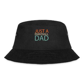 Paintball Just A Paintball Dad - Bucket Hat - Schwarz - Vorne - Lela (165cm)