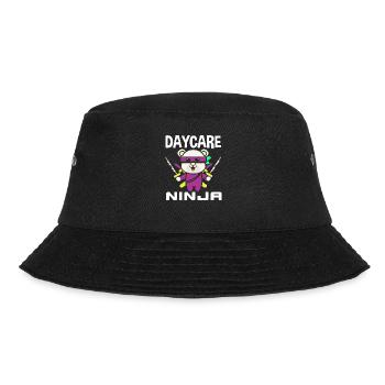 Kita Ninja Bear - Bucket Hat - black - Front - Lela (165cm)