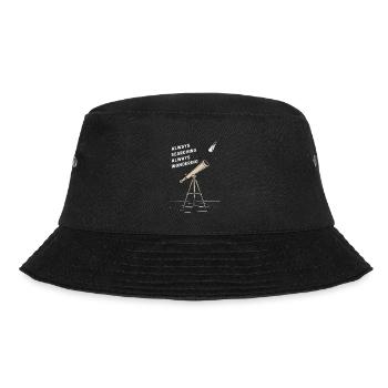Stargazing And Meteor Shower Enthusiast - Bucket Hat - Schwarz - Vorne - Lela (165cm)