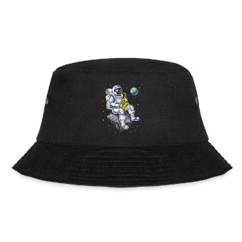 Astronaut Saxophon Spieler - Bucket Hat - Schwarz - Vorne - Lela (165cm)