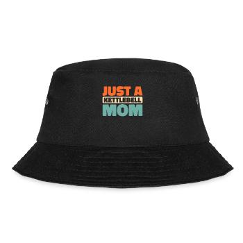 Kettlebell Just A Kettlebell Mom - Bucket Hat - black - Front - Lela (165cm)