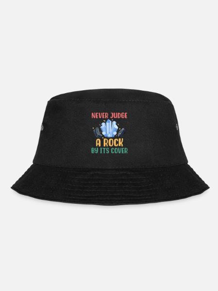 Beurteile einen Stein nie nach seiner Hülle - Bucket Hat - Schwarz