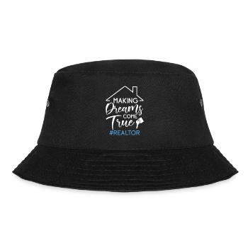 Real Estate Agent Real Estate Agent Gift - Bucket Hat - black - Front - Lela (165cm)