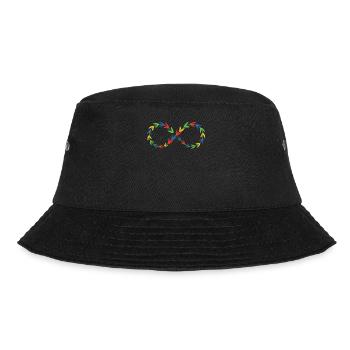 Autismus Awareness Day Autist Geschenk - Bucket Hat - Schwarz - Vorne - Lela (165cm)