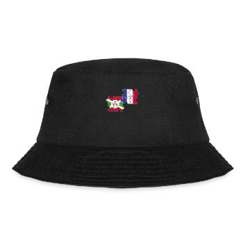 Burundi France Vintage Flag Burundian - Bucket Hat - black - Front - Lela (165cm)