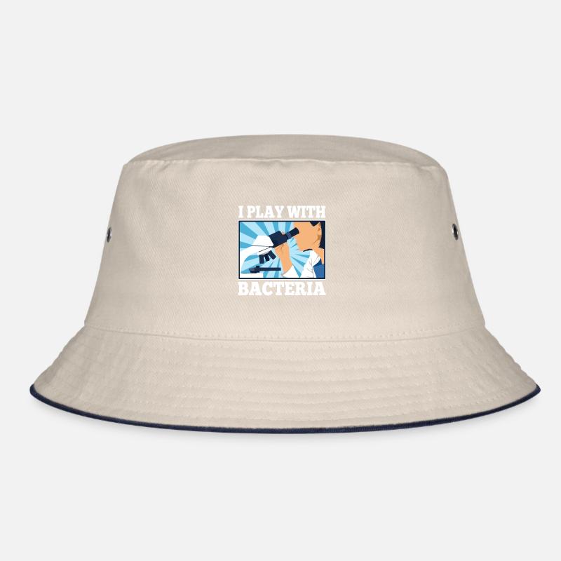 I play with bacteria Bucket Hat