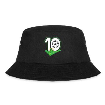 10e anniversaire 10 ans de football Joueur de football - Bob - noir - Devant - Lela (165cm)