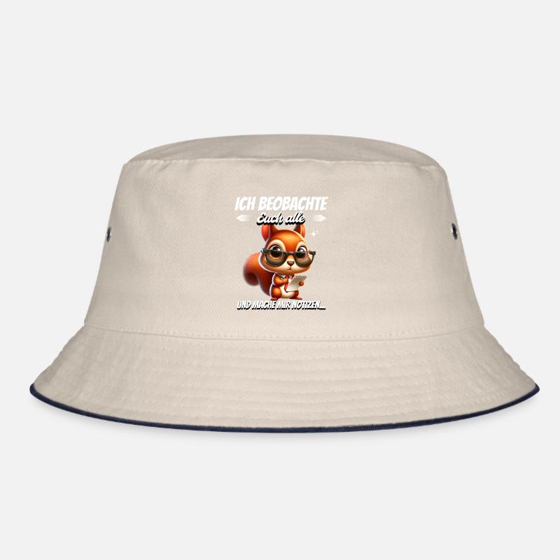 Ich Beobachte Euch Alle Und Mache Mir Notizen Bucket Hat