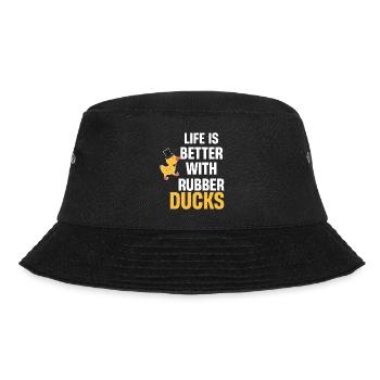Life is better with rubber ducks. Squeezy - Bucket Hat - black - Front - Lela (165cm)