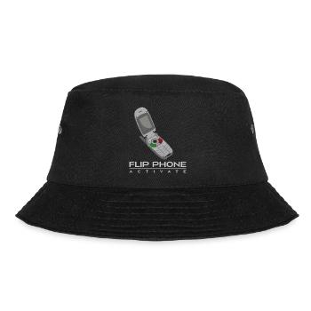 Flip Phone Activate Vintage & retro Old Flip Phone - Bucket Hat - Schwarz - Vorne - Lela (165cm)