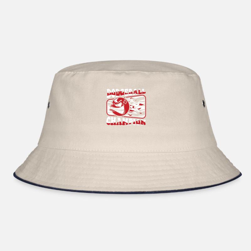 Dodgeball Champion Prisonball Team Game Player Bucket Hat