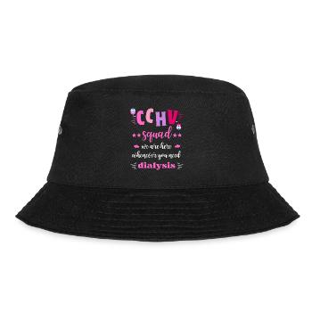 CCHV Squad Dialysis Nurse Team - Bucket Hat - black - Front - Lela (165cm)
