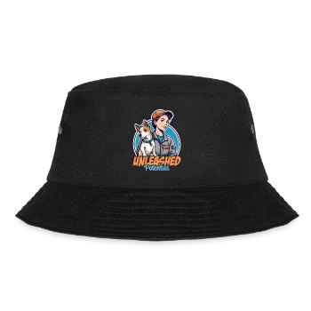 Dog Trainer Unleashed Potential Animal Behaviorist - Bucket Hat - Schwarz - Vorne - Lela (165cm)