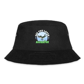 See You Later Alligator - Bucket Hat - black - Front - Lela (165cm)