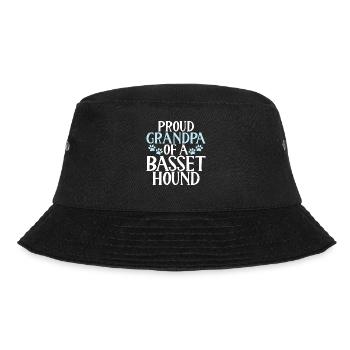 Basset Hound Gifts - Bucket Hat - Schwarz - Vorne - Lela (165cm)