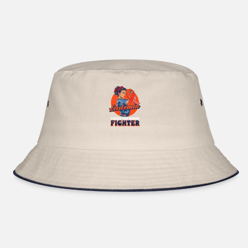 Leukemia Awareness Leukemia Picked The Wrong Fight Bucket Hat