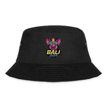 Bali 2024 Party Sau - Bucket Hat - Schwarz - Vorne - Lela (165cm)