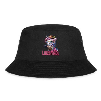 Tracht Damen Outfit Dirndl Ersatz Lausmadl - Bucket Hat - black - Front - Lela (165cm)