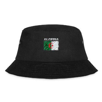 Algerien - Bucket Hat - Schwarz - Vorne - Lela (165cm)