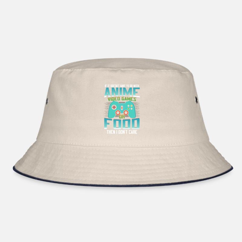 Anime -Videospiele Oder Food Manga Otaku Japanisch Bucket Hat