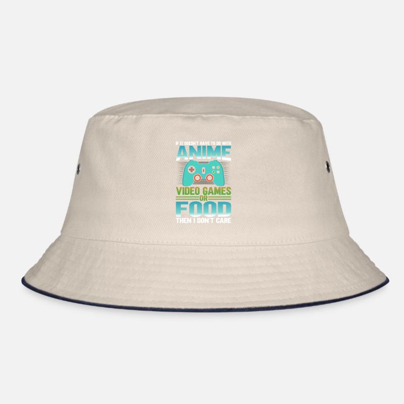 Anime -Videospiele Oder Food Manga Otaku Japanisch Bucket Hat