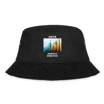 DATA PERFECT ANALYSIS - Bucket Hat - Schwarz - Vorne - Lela (165cm)