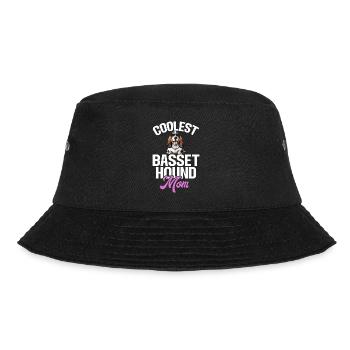 Basset Hound Gifts - Bucket Hat - Schwarz - Vorne - Lela (165cm)
