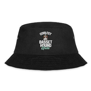 Basset Hound Gifts - Bucket Hat - Schwarz - Vorne - Lela (165cm)
