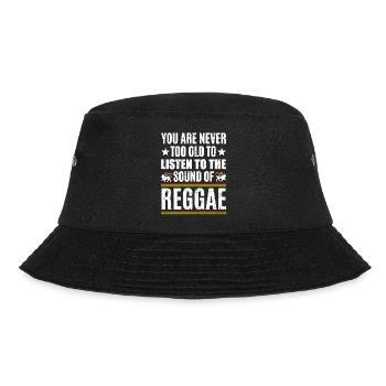 Never too old for reggae - Bucket Hat - black - Front - Lela (165cm)