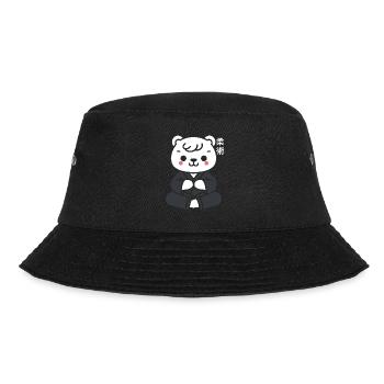 Jiu Jitsu - Bucket Hat - Schwarz - Vorne - Lela (165cm)