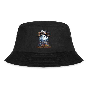 Finally, It's Fall I Waited All Year for This - Bucket Hat - black - Front - Lela (165cm)