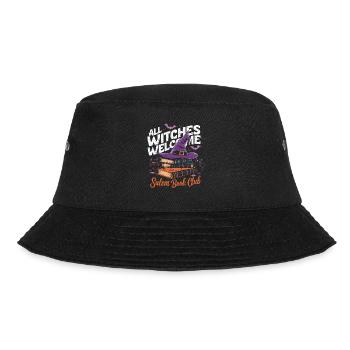 All Witches Welcome Salem Book Club – Hexen Style - Bucket Hat - black - Front - Lela (165cm)