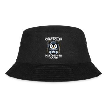 Hands me the controller, the queen wants to play - Bucket Hat - black - Front - Lela (165cm)