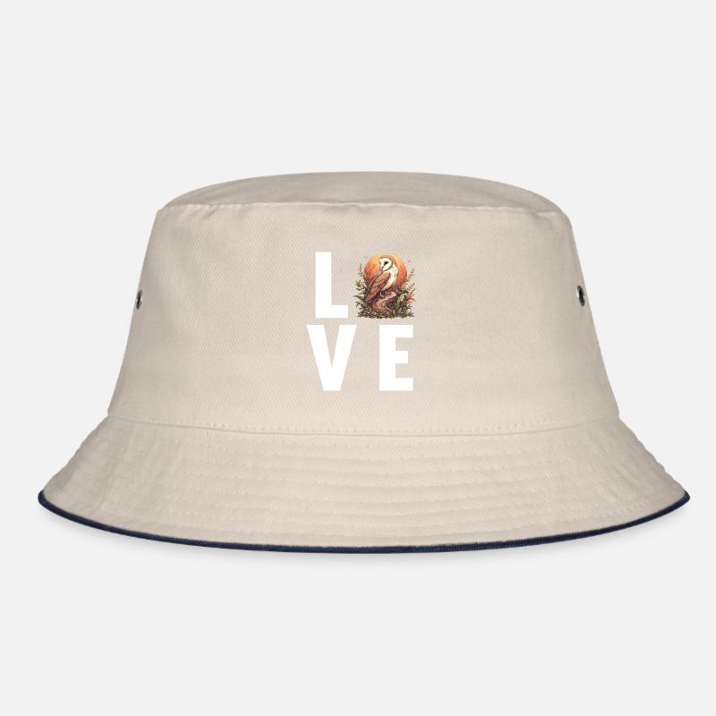 Barn Owl Schleiereulen Schleiereule Bucket Hat