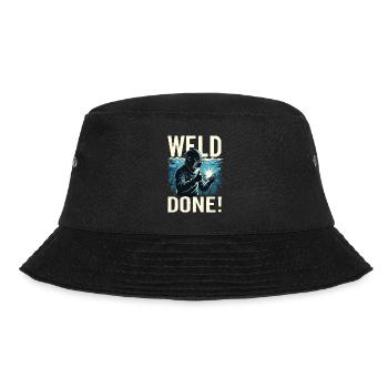 Unterwasser Schweißen Marine Taucher Berufe - Bucket Hat - Schwarz - Vorne - Lela (165cm)