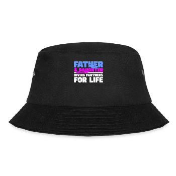 Scuba Diving Diver - Bucket Hat - Schwarz - Vorne - Lela (165cm)