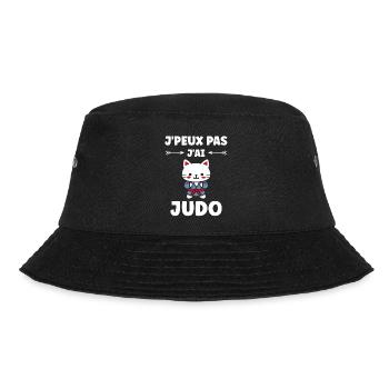 Judo - Bucket Hat - Schwarz - Vorne - Lela (165cm)