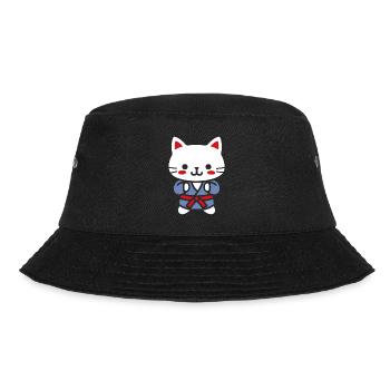 Judo - Bucket Hat - Schwarz - Vorne - Lela (165cm)