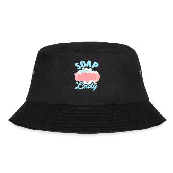 Seifenherstellung Soap Lady - Bucket Hat - Schwarz - Vorne - Lela (165cm)