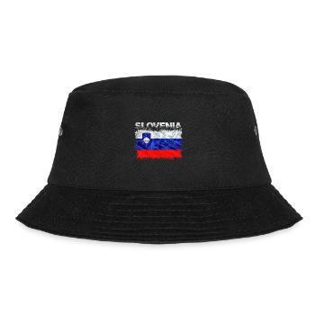 Slowenien - Bucket Hat - Schwarz - Vorne - Lela (165cm)