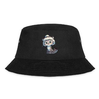 Snow Leopard Schneeleoparde Schneeleopard - Bucket Hat - Schwarz - Vorne - Lela (165cm)