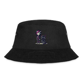 Pastel Goth Style Lover - Bucket Hat - black - Front - Lela (165cm)
