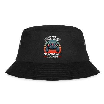 Hands me the controller, the queen wants to play - Bucket Hat - black - Front - Lela (165cm)