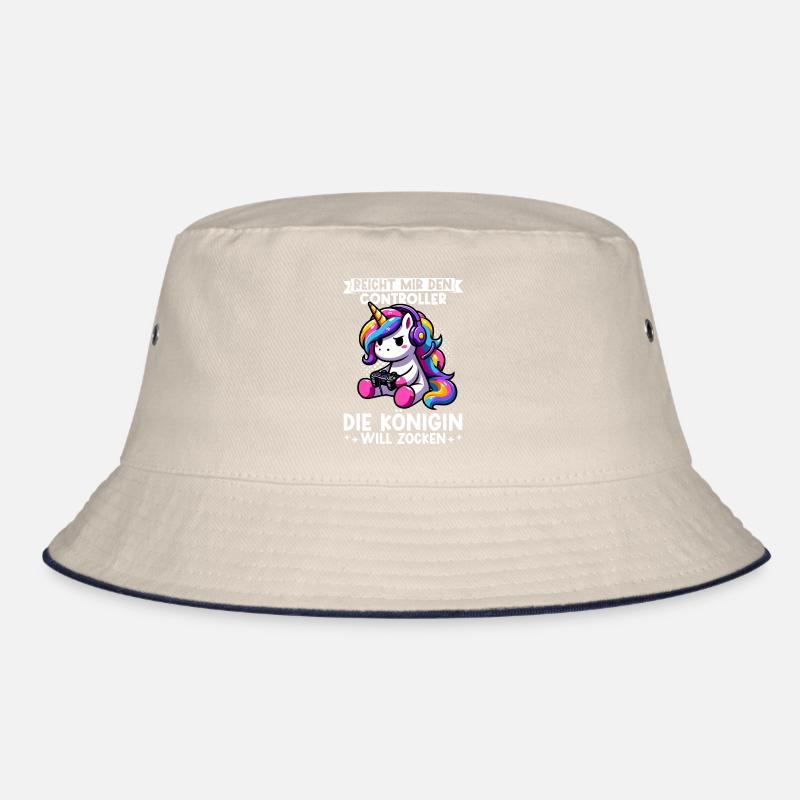 Hands me the controller, the queen wants to play Bucket Hat