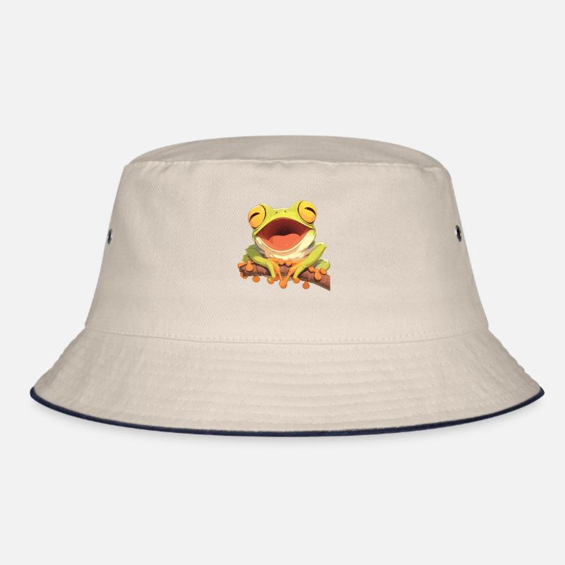 Tree Frog Laubfrösche Laubfrosch Bucket Hat